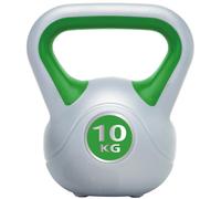10KG Vinyl Gripped Kettlebell - Podwer Coated Cast Iron - Kettle Bell Swing