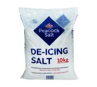 10KG White De-Icing Grit Rock Salt Bag - Clean and Effective Snow and Ice Removal Solution for Roads, Paths, and Driveways