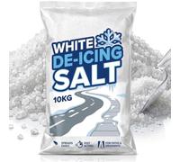 10kg White De-Icing Rock Salt Clean White Salt for Melting Snow & Ice (10KG)