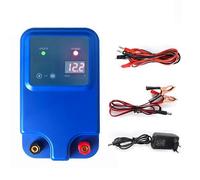 10KM 12V Electric Fence for Animals Cattle Sheep Chicken Farm Livestock Pulse Device Electric Shepherd EU Plug Blue