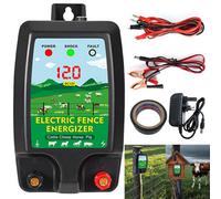 10Km Electric Fence 12V Energiser 1.5J-2J Waterproof