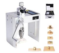 10KN Tile Bond Strength Tester, Intelligent Paint Pull Off Force Tester with 14 Threaded Test Blocks, Adhesion Strength Testing Device, Peak Hold and Number Correction, for Tiles, Coatings