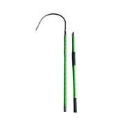 10kv-220kv High Voltage Insulated Extendable Rescue Hook, Epoxy Resin, portable anti-electrocution, for Emergency Rescue & Safety Green-2m