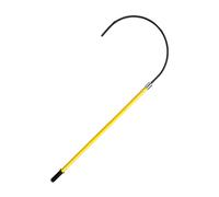 10kv-220kv High Voltage Insulated Rescue Hook, Fiberglass, portable anti-electrocution, for Emergency Rescue yellow 1m