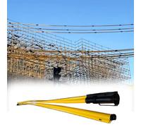 10kV Electrical Insulating Sleeves 3m, High Voltage Insulation Cover for Power Work, Anti Electric Shock HDPE Cable Wire Sheathing, Snap-on Installation(15pcs)