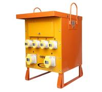 10kVA Site Transformer 110V Single Phase with 4x16A 2x32A Outlets for Construction Sites Workshops and Industrial Settings