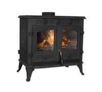 10KW Multifuel Stove Log Burner Fireplace Cast Iron Defra Approved Eco Design