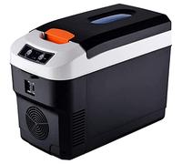 10L/11Qt Mini Fridge Freezer Black Portable Refrigerator DC 12V/AC 220V Electric Cooler Box & Warmer Case for Camper, Vehicle, Car, Truck, RV, Boat, SUV, Van, Road Trips, Button Style