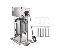10L/ 15.4lbs Electric Vertical Sausage Stuffer Automatic Filling Machine Stainless Steel Kitchen Accessory Home Appliance Fast and Efficient