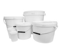 (10L, 20) Plastic Storage Buckets with Lids | 0.5L-30L Litre Container Tubs
