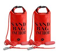 10L 500D Sand Anchor for Small Boats, 2 in 1 Waterproof Dry Bag, 2Pc