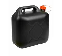 10L BLACK PLASTIC FUEL JERRY CAN CAR PETROL DIESEL WITH SPOUT WATER 10 LITRE