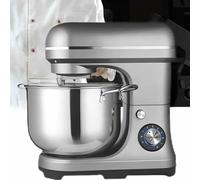 10L Commercial Food Mixer, 2000W Stainless Steel Stand Mixer with Dough Hook, Multifunctional Electric Dough Mixer for Bakeries, Pizzerias, and Schools, 8 Gear Blender