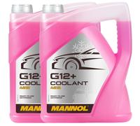 MANNOL AF12+ Red Antifreeze Coolant Concentrated to -40C Longlife 5L