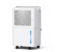 10L/Day Portable Dehumidifier, Laundry Drying, Auto Humidity Sensor, Continuous Drainage, Quiet Dehumidifier for Bedroom, Basement & Damp Rooms