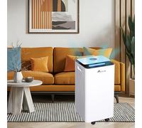 10L Dehumidifier with Low Energy Portable & Washable Dust Filter Alivio White One Size