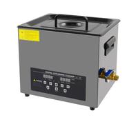 10L Digital Ultrasonic Cleaning Machine, 250W Heating Power Commercial Sonic Cleaner with Timer Control, Ultrasonic Parts Cleaner, 240W Ultrasound Cleaner for Jewelry Glasses Dentures