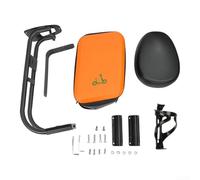 10l Electric Scooter Storage Seat Bag For M365 1s Pro Pro2 Mi3 For Max G30 G2 Comfortable Riding Cushion Sun Rain Proof Eva Black Orange