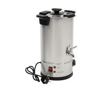 10L Electric Wax Melter 1800W Stainless Steel Candle Melting Columnar Container Adjustable Wax Melt Pot Maker Machine with Faucet & Thermostat, 21 * 44cm