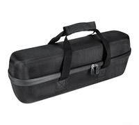 10L EVA Hard Shell Pouch Built for E-Bike Power Unit Transport with Rear Rack Mounting System Using Straps and Tape for Stability