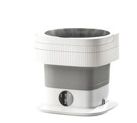 10L Folding Washing Machine, Mini Underwear Washing Machine, Portable, Suitable for Home and Dormitory Use (grizzle)