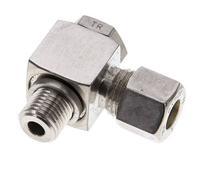 10L & M14x1.5 Stainless Steel Swivel Joint Compression Fitting with Male Threads 315 bar Rotatable ISO 8434-1