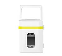 10L Mini Fridge For Bedrooms With Window Portable Cosmetic Refrigerator Cooler & Heats AC+DC Power Compatibility For Cars, Homes, Offices, And Dorms Space Quiet Mini Bar, Hotel Mini Bar (Color : Blue
