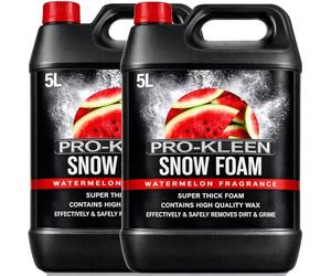 10L of Pro-Kleen Watermelon Snow Foam with Wax - Super Thick & Non-Caustic Foam - Extremely Powerful & Easy To Use