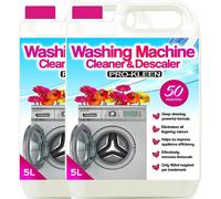 Pro-Kleen Washing Machine Cleaner & Descaler - 100 Treatments - Removes Smells Caused by Mould, Mildew & Damp (2, 5 Litre)