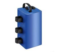 10L PVC-Coated Tarpaulin Weight Bag for Ground-Level Tent Anchoring, Optimized for Use at Campsites, Markets, Beaches, and Outdoor Events (blue)