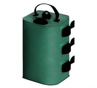 10L PVC-Coated Tarpaulin Weight Bag for Ground-Level Tent Anchoring, Optimized for Use at Campsites, Markets, Beaches, and Outdoor Events (green)