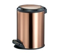 10L Round Stainless Steel Trash Can with Pedal Small Kitchen and Bathroom Bin Touchless Lid Durable Wastebasket for Home Stylish and Practical Waste Disposal Solution