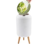 10L Smart Motion Sensor Trash CanTouchless Kitchen Bin Compact Waste Container for Food Scraps Living Room & Home Use OdorFree Design SpaceSaving Solution