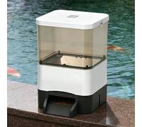 10L Solar WiFi Fish Feeder For Pond Smart App Control Auto Fish Feeder With 120° Scattered Feeding, Dual Charging Mode, Large Capacity Solar Powered Pond Feeder For Koi Goldfish & Aquariums