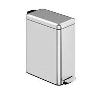 10L Stainless Steel Step Trash Can with Soft Close Lid & Removable Inner Bucket - Slim Rectangular Waste Bin for Kitchen, Bathroom, & Small Spaces - Durable, Stylish, & Space-Saving Design
