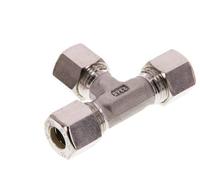 10L Stainless steel Tee Compression Fitting 315 Bar DIN 2353