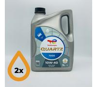 10L TotalEnergies Quartz 7000 10W-40 Total Engine Oil - 2 x 5 Litres
