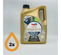 10L TotalEnergies Quartz INEO Xtra Longlife 0W-20 Total Engine Oil - 2 x 5 Litre