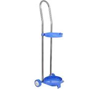 10L Trolley,Oxygen Cylinder Trolley, Oxygen Tank Trolley With Silent Wheels, Gas Cylinder Rack, Portable Steel Oxygen Cylinder Trolley, Medical Oxygen Transport