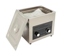 10L Ultrasonic Cleaner 240W 40kHz, Stainless Steel Sonic Cleaning Machine with Heater Timer Basket for Jewelry Watches Dentures Tools