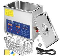 10L Ultrasonic Cleaner with Heater and Timer, 240W Stainless Steel Ultrasonic Cleaning Machine, Professional Ultrasonic Parts Cleaner Ultrasound Cleaning Machine for Lab Tools Auto Parts