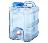 10L Water Storage Container with Tap, BPA Free Portable Water Dispenser Tank Jug for Outdoor Activities, Camping, Hiking, Vehicle Use, Thick Durable Design