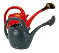 10L Watering Can In Red or Green Lightweight Watering Can For Garden Indoor & Outdoor With Sprinkler Rose Head (Green, 2 x 10L Watering Cans)