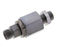10L Zink plated Steel Ball-Guided Swivel Joint Cutting Fitting Bulkhead 315 bar NBR ISO 8434-1