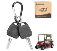 10L0L 2 PCS Golf Cart Ignition Replacement Keys for EZGO 1982-up Electric and Gas, OEM# 17063-G1 605946 611282 606993 609680 609692