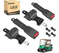 10L0L 2Pcs Golf Cart Seat Belts 42" Universal Retractable Seat Belts with Buckles for Yamaha, EZGO, Club Car - with DOT Certification