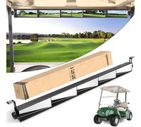 10L0L 5 Panel Wide Angle Panoramic Rear View Mirror Universal Fit for Golf Cart, Car, Truck, Van with Panoramic Wide Angle View