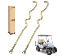10L0L Battery Bolt S Type, Golf Cart Battery Hold Down Rod with Nut 2 Kit Fits Club Car Precedent Electric Golf Cart 2009-up 103357701