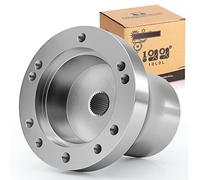 10L0L Generic 12.5" Golf Cart Steering Wheel OR 5/6 Hole Steering Wheel Chrome Adapter for Yamaha (G16-Drive 2) 1996-Up
