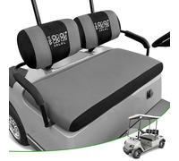 10L0L Golf Buggy Seat Cover, Breathable Washable Easy to Install Fabric Mesh Golf Cart Seat Cover for Yamaha G2 G9 G16 G19 G22 & Club Car DS Pre-2000, EZGO Marathon,Grey
